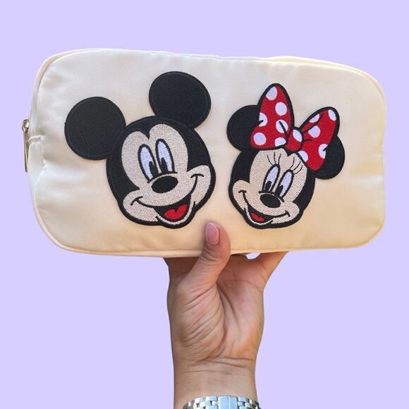 Minnie and Mickey Embroidered Sticker Patches NEW - Picture 1 of 3